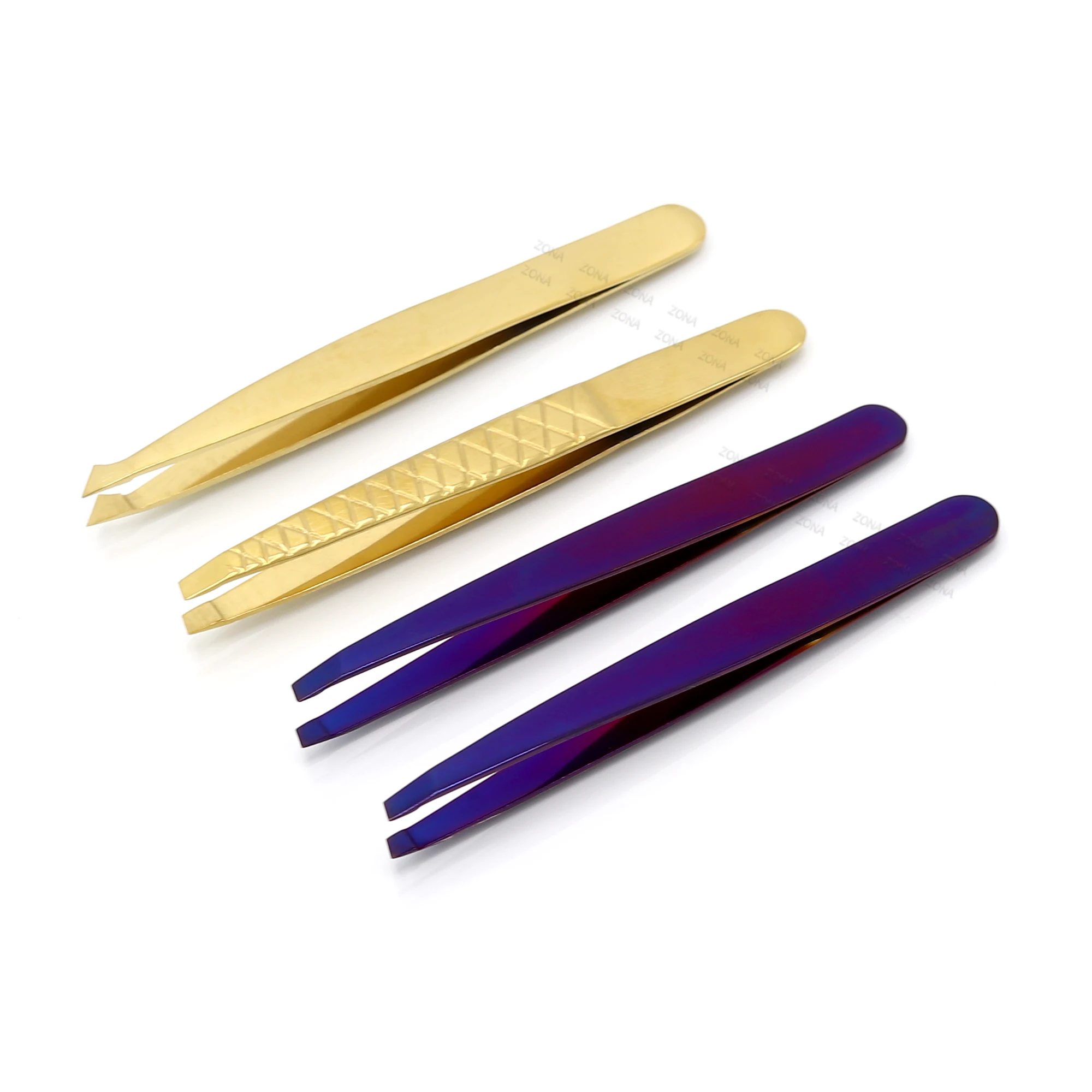 Wholesale Tweezers For Brows / Slant Tip Hair Removal Eyebrow Tools