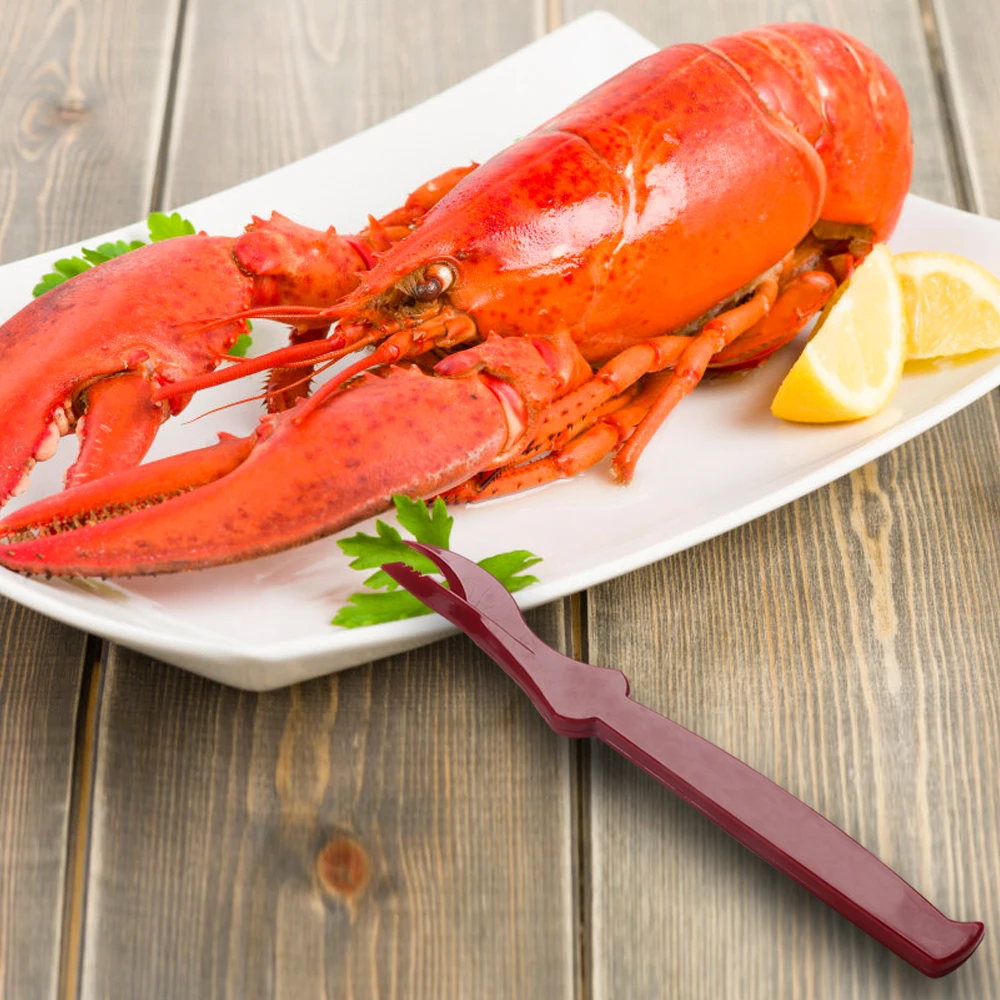 Красная пластиковая лопатка для морепродуктов-7 1/2 дюйма-100