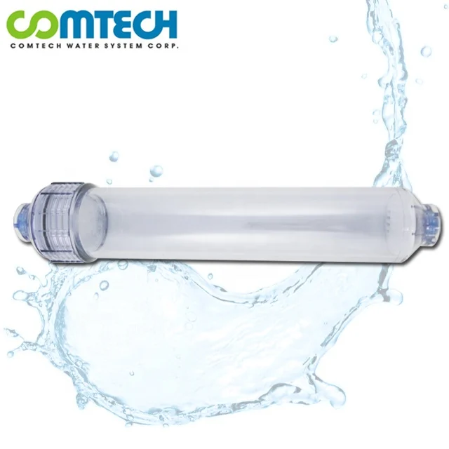 In-Line Water Filter Cartridge Housing