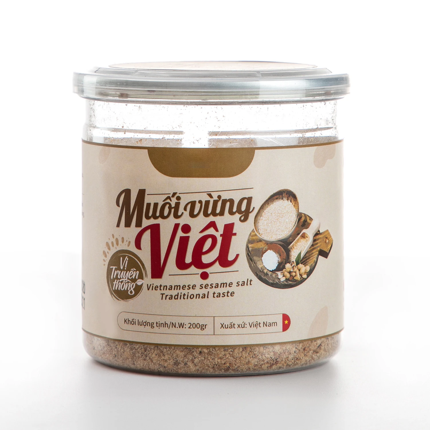 Top price Premium instant food sesame salt mix traditional flavor healthy snack slim food