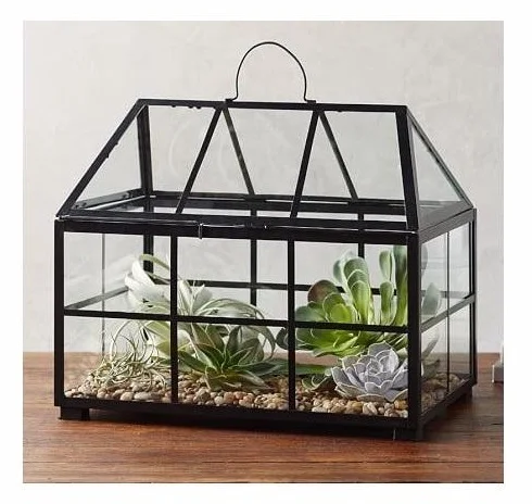 Elegant Decorative Design Wholesale Planted Diamond Hanging Terrarium Glass Globe Hanging Terrarium Handicraft