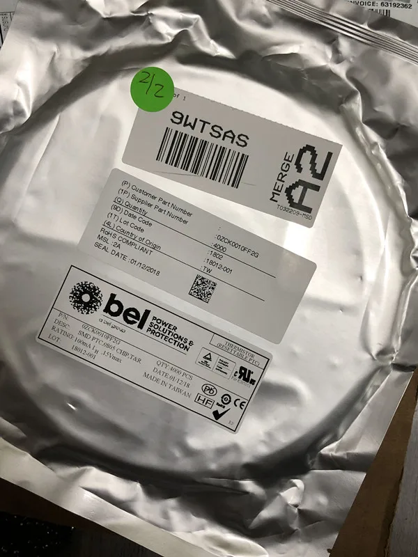 1 kOhms 0 063 Вт Резистор проволочного чипа 0402