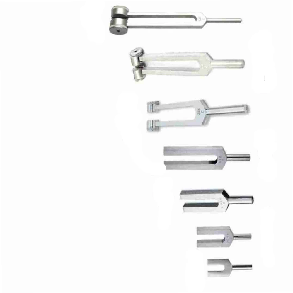 TUNING FORK SET OF 7 PIECES FOR HEALING THERAPY SURGICAL MEDICAL NEUROLOGICAL DIAGNOSTIC INSTRUMENTS      MGI-12