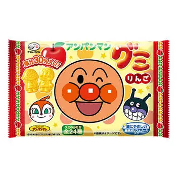 Anpanman gummy apple