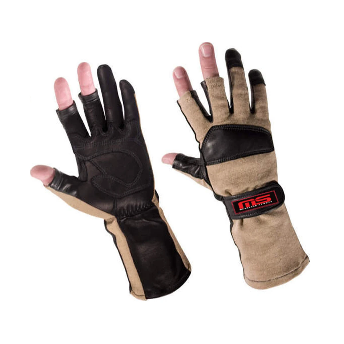 High Quality Pilot Gloves nomex flyer gloves Full Finger Style Leather Nomex Flight Gloves