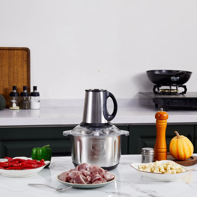 2021 new design 5L Large capacity electric meat grinder portable Low noise meat grinder