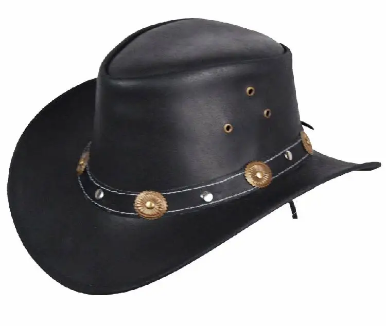 
Western Style leather bush hats Western cowboy hats 