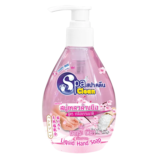 Liquid Hand Soap Sakura, Hand Soap, Liquid Soap Spa Clean 295ml