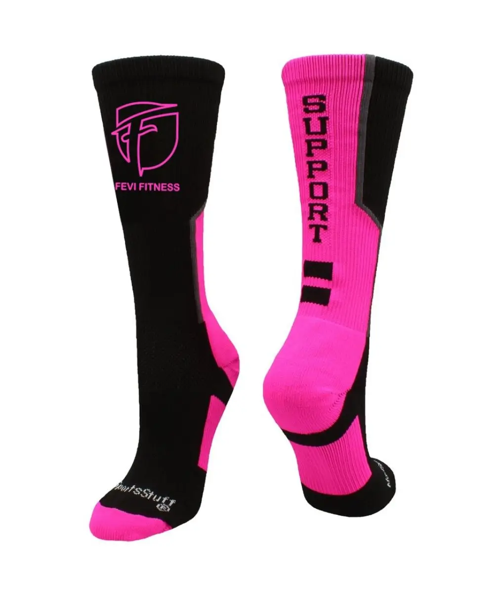 OEM ODM Sport Socks Customized Logo Cotton Athletic Sports Cycling Socks Men Gym Workout Terry Sport Cotton Polyester Socks