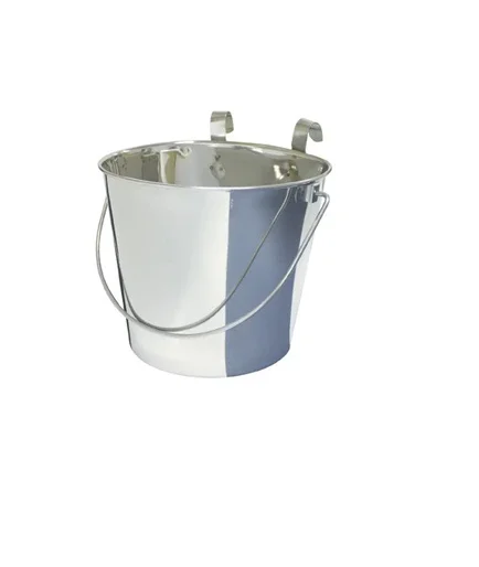 stainless steel pail seamless bucket with shiny polish