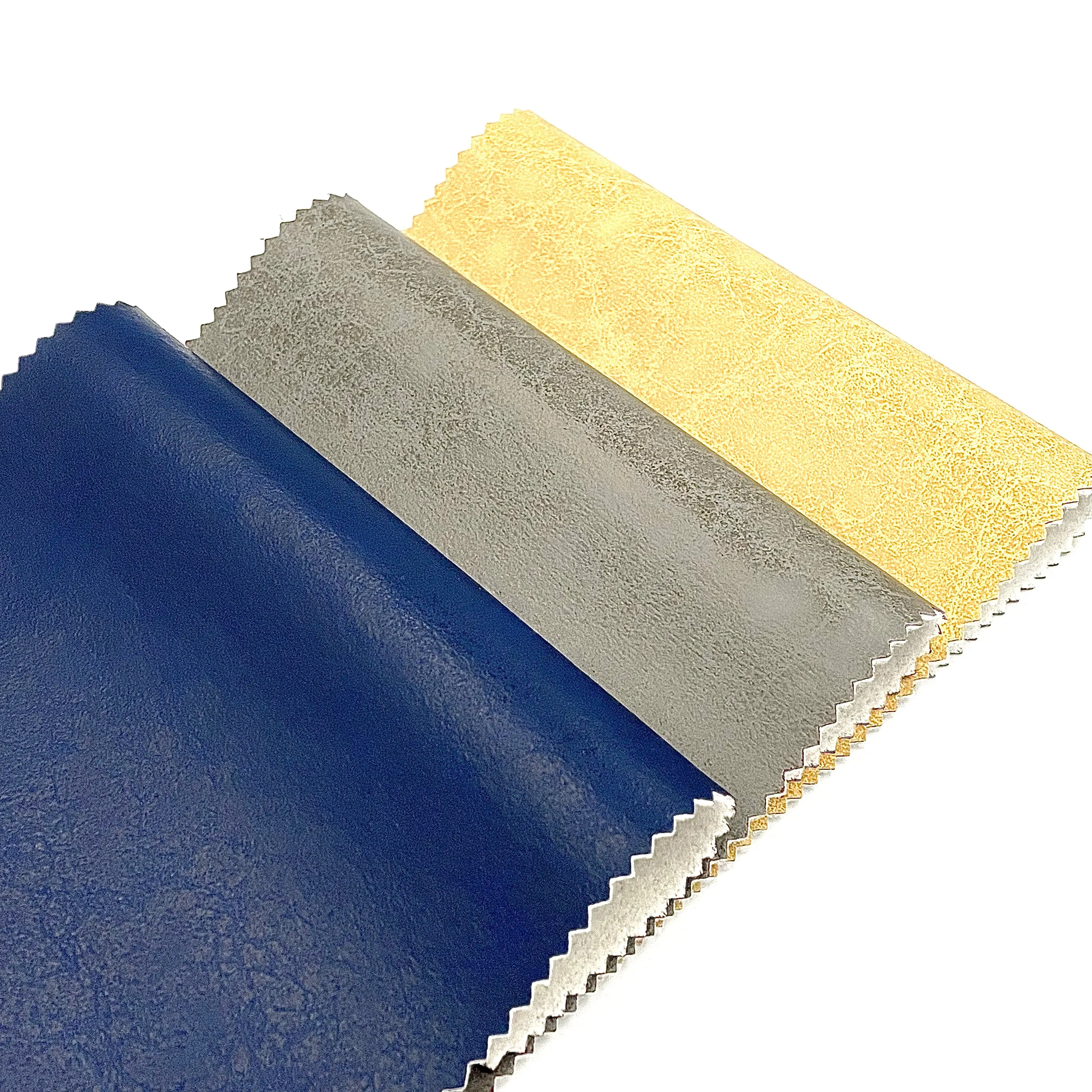 EPO Eco Friendly Two Toned Waterproof Recycled PVB Foamed Faux Leather for Sofas