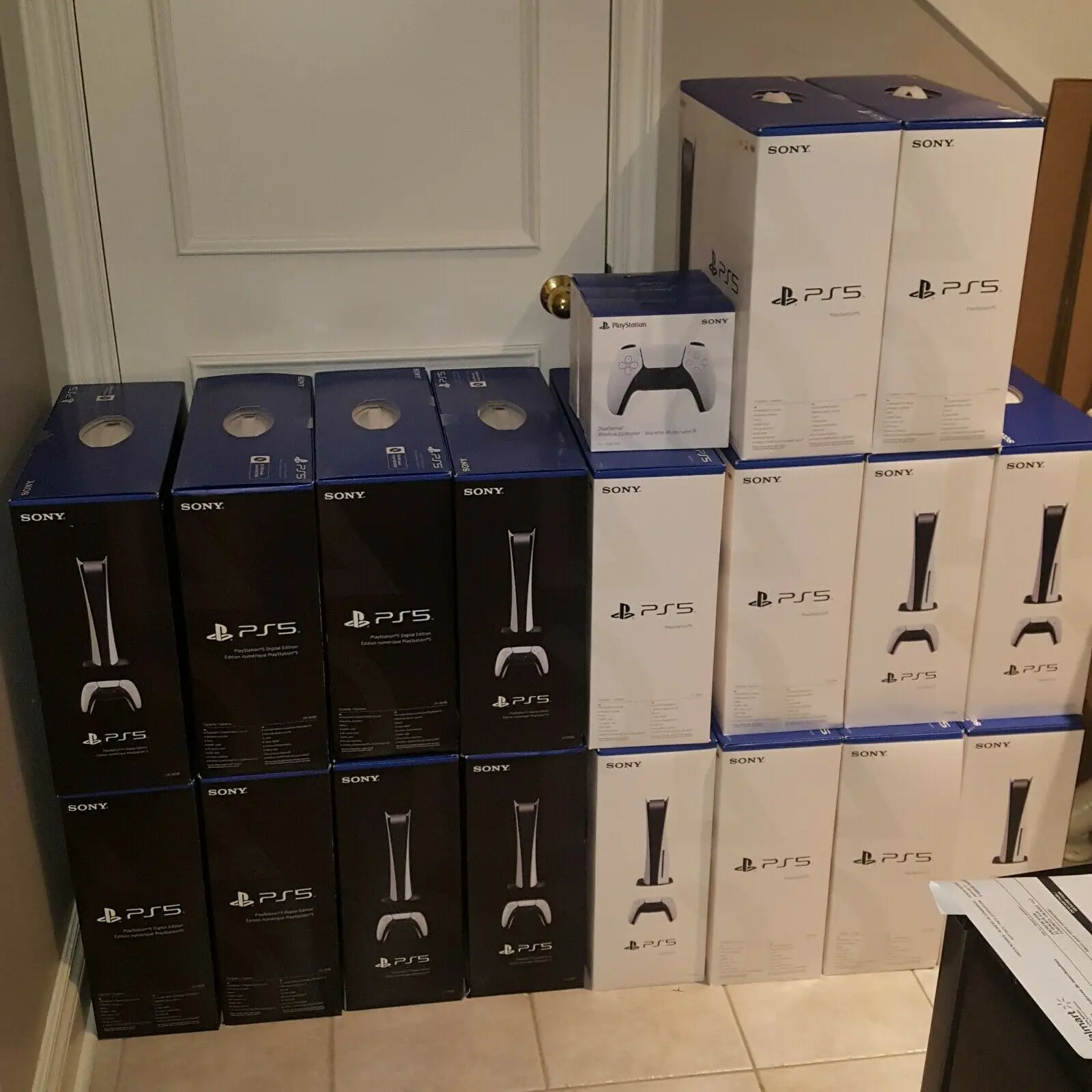  Последние 2021 лучшие оригинал новый PS5 Play Station 5 Pro 1 ТБ консоли 10 игр и 2 контроллеры полностью герметичный в