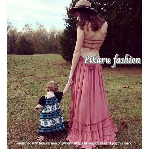 Новое поступление Модные Дизайнерские Длинные женские платья макси с рюшами летнее Цыганское Платье Бохо без рукавов дизайнерское женское платье