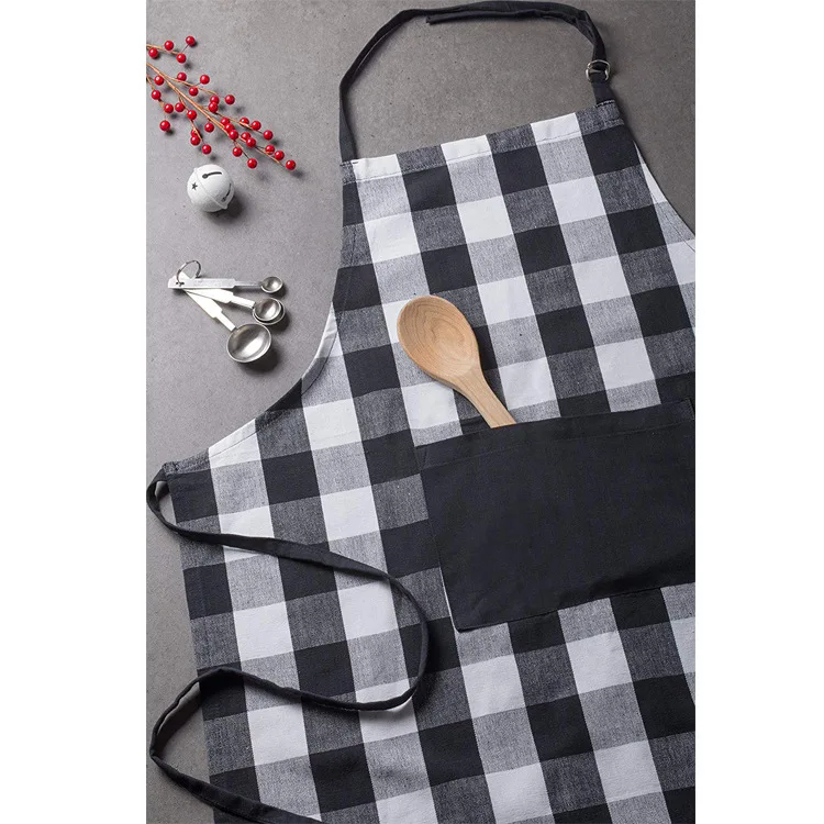 Bib Aprons with 2 Pockets Cooking Kitchen Aprons for Men Women