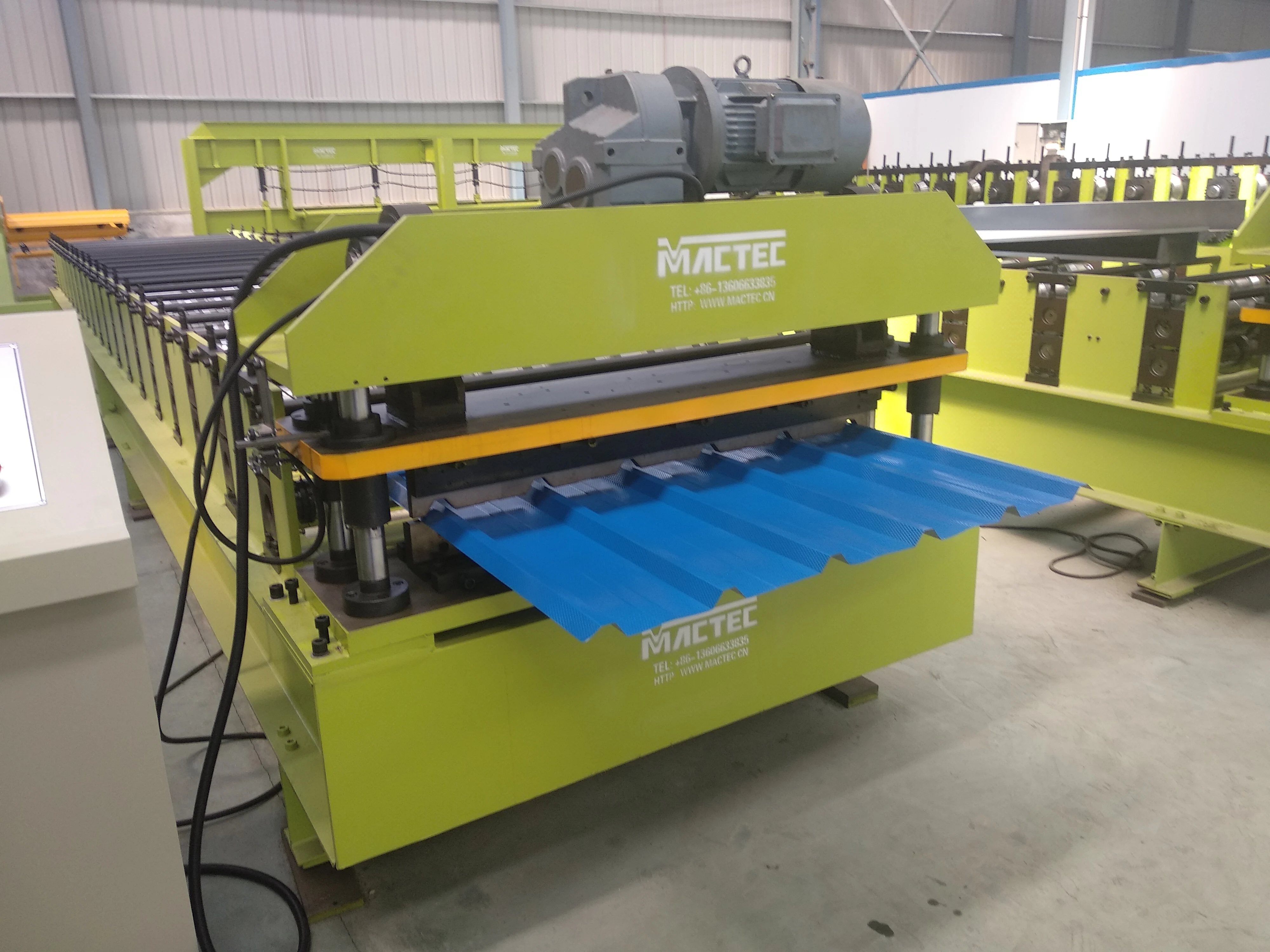 Longspan Trapezoidal Roll Forming Machine With SONCAP, CE, AND ISO Certification