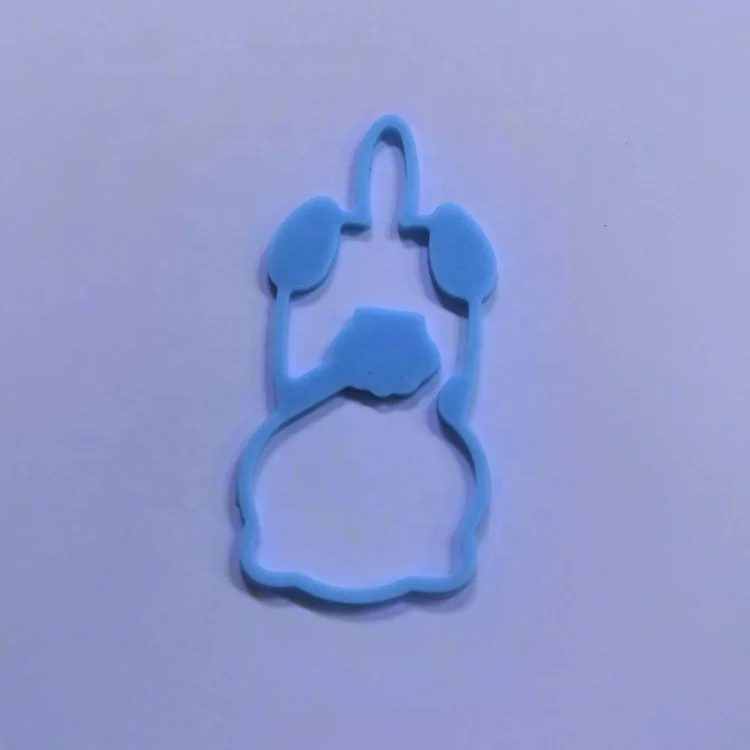  Colorful lovely elastic anti-slip silicone animal shape rubber hair
