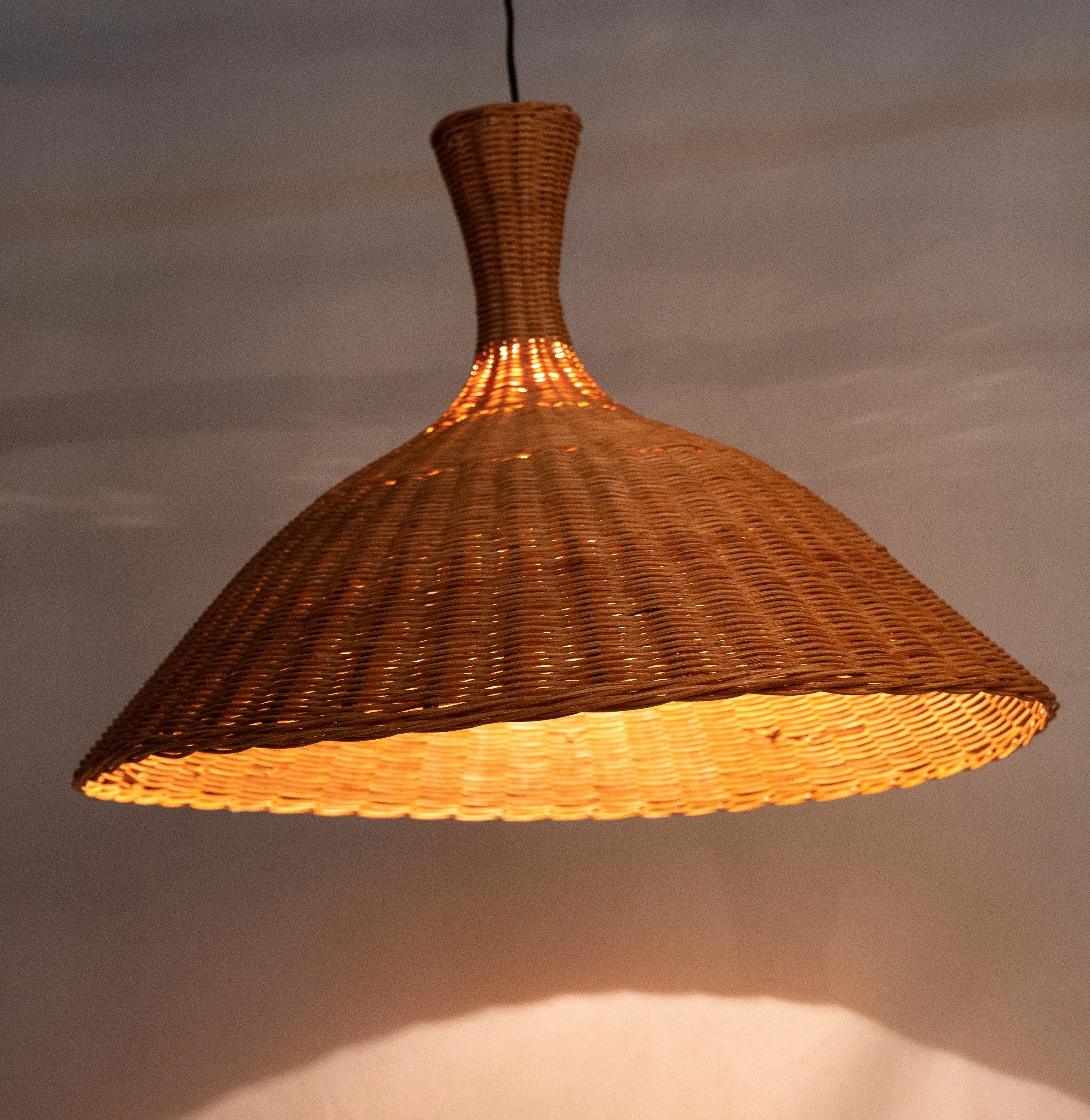 Handmade Lamp Rattan Wicker From Vietnam