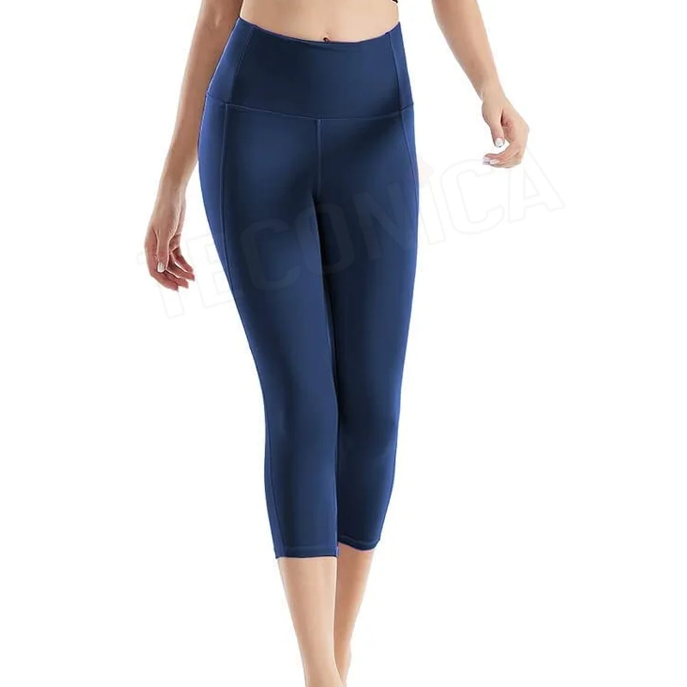 2024 New Fitness Yoga Wear Stretch Active Legging Seamless Fitness Capri Yoga Pants in Low Price