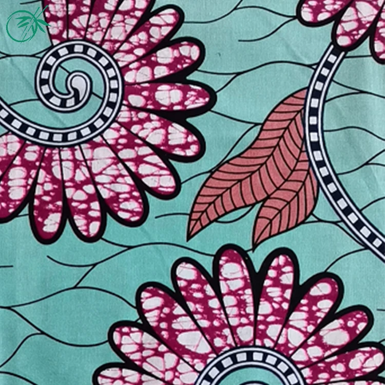 
Wholesale 100% cotton plain java wax print fabric african fabric 