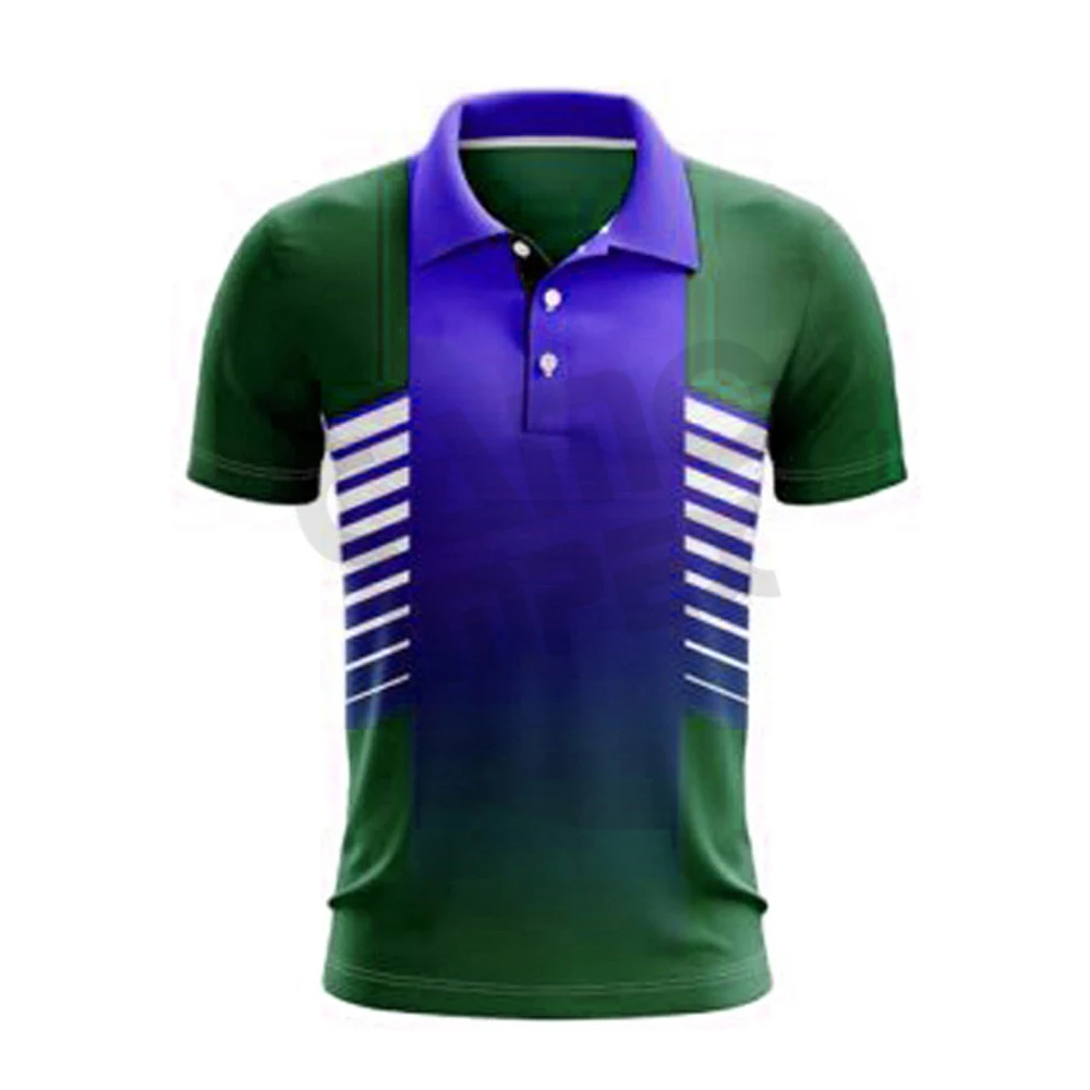 Men Custom New Printed High Quality New Arrival Sports Wear Sublimation Sports T-shirt Designs Club Uniforms Cricket Jersey Set