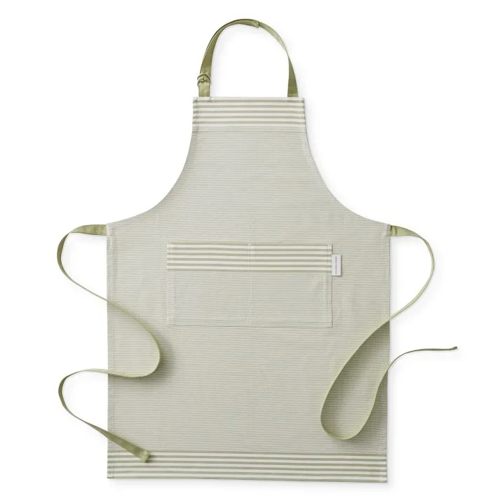 Cheap 130gsm OEM solid design V-neck side tie customized butcher kitchen baking children buckle Funny apron with slogan printed