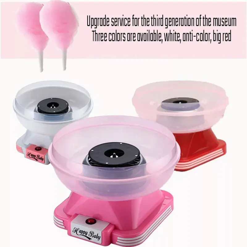 2021 оптовая продажа бытовой электрический DIY Сладкий Мини радость высокое качество машины из хлопка ярких цветов, производитель
