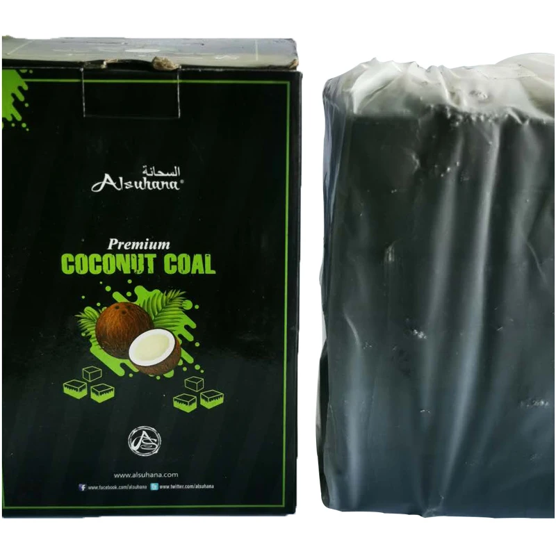 
Best selling products on ali baba low price Coconut Shell cube Brick charcoal shisha hex company 