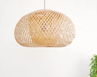Vietnam Wholesale Bamboo Lamp Modern Handmade Wicker Rattan Bamboo Pendant Lamp High Quality Best Price