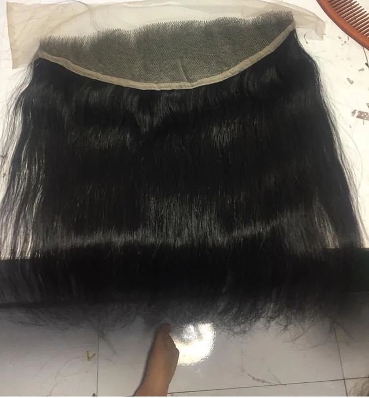 Cuticle aligned original unprocessed lace closure fronta wig virgin Vietnamese human hair weave bundles vendors raw human hair