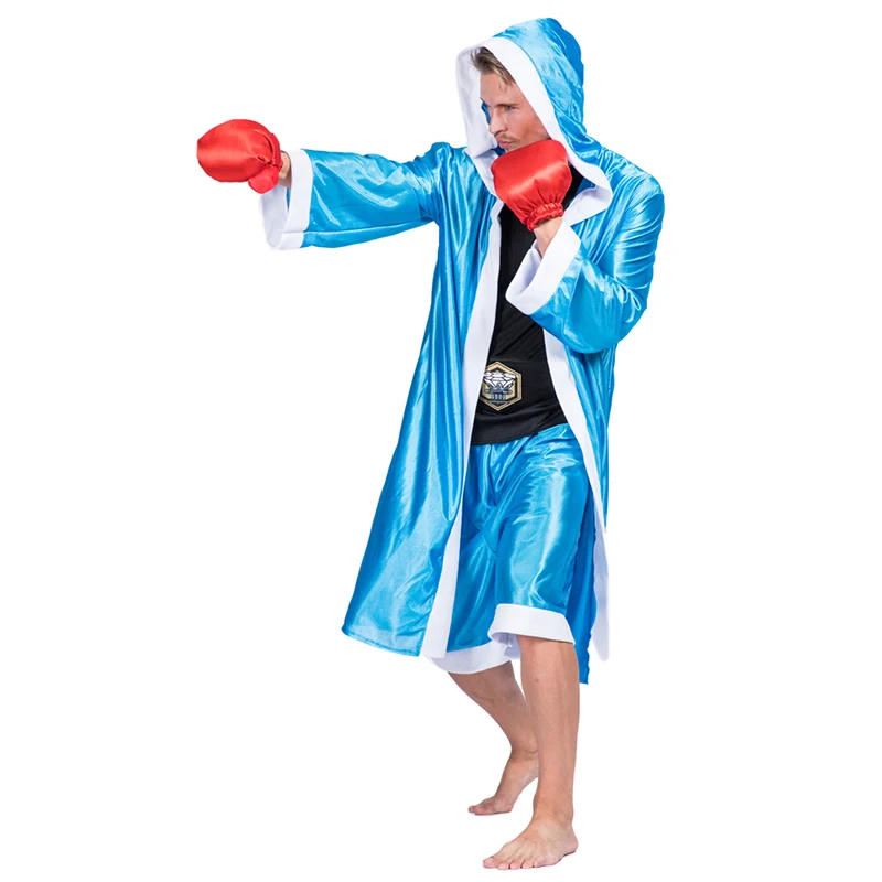 
Cross dress Cosplay Costume Wholesale Unisex Boxing Robes With Hood Custom Made Design 