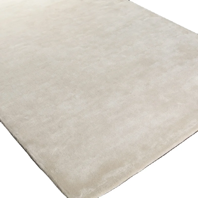 Bamboo silk rugs tencel carpets shining mats manufacturers in india at best quality low price wholesale