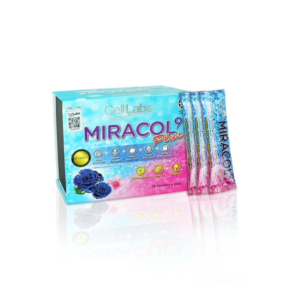 Premium Skin Beauty Drink Wholesale Price Rose Stem Cells Miracol 9 Plus for Soft Supple Skin