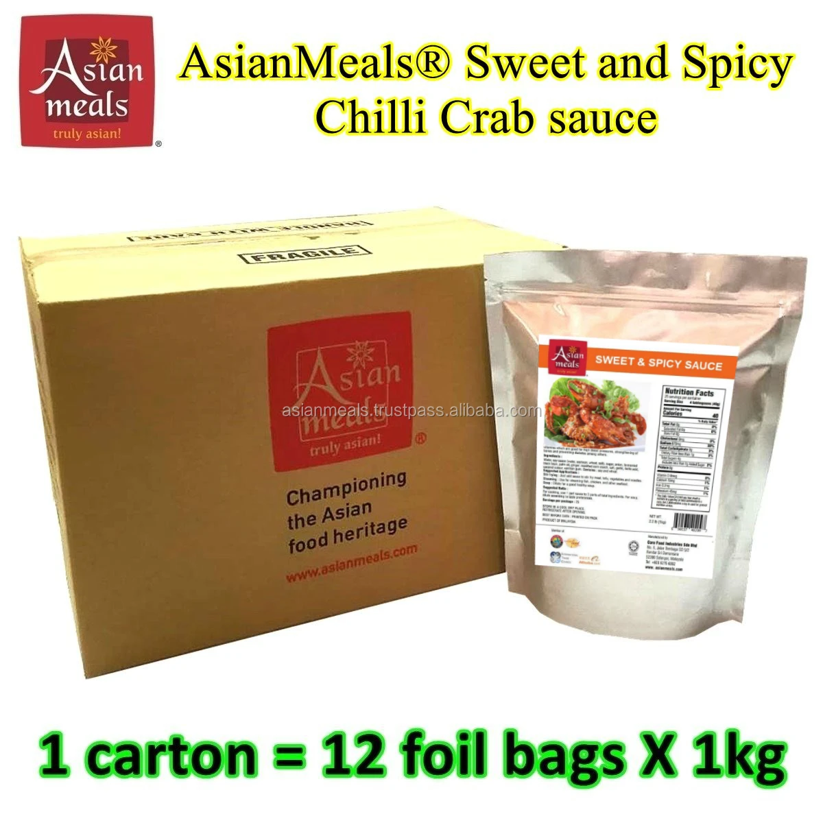 Wholesale High Quality Sweet and Spicy Chili Crab Seafood Sauce Pack Malaysian Halal Delicious Eating In A Bag HACCP GMP ISO