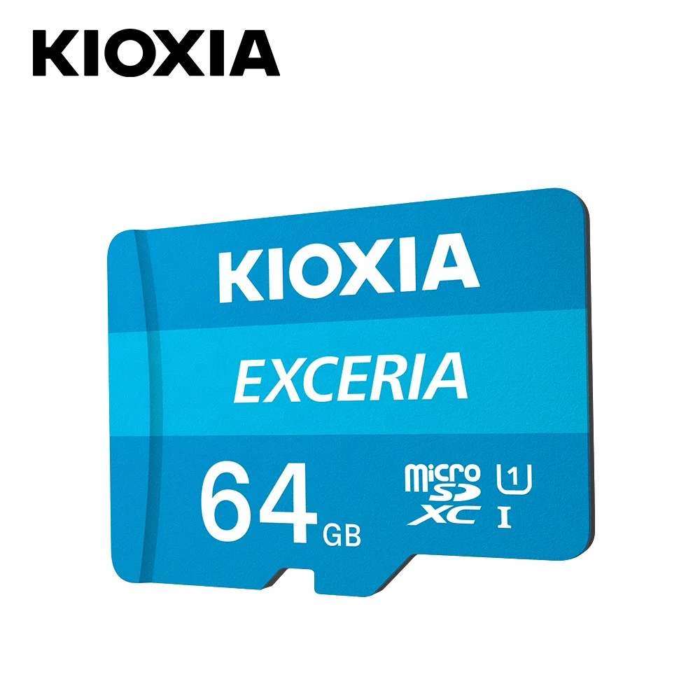 2020 New wholesale KIOXIA EXCERIA microSD card Toshiba SDXC TF card with adapter  U1 C10 memory card 64gb