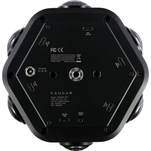 Professional High Quality K-a-n-d-a-o O-b-s-i-d-i-a-n GO 360 Degree 3D VR Camera