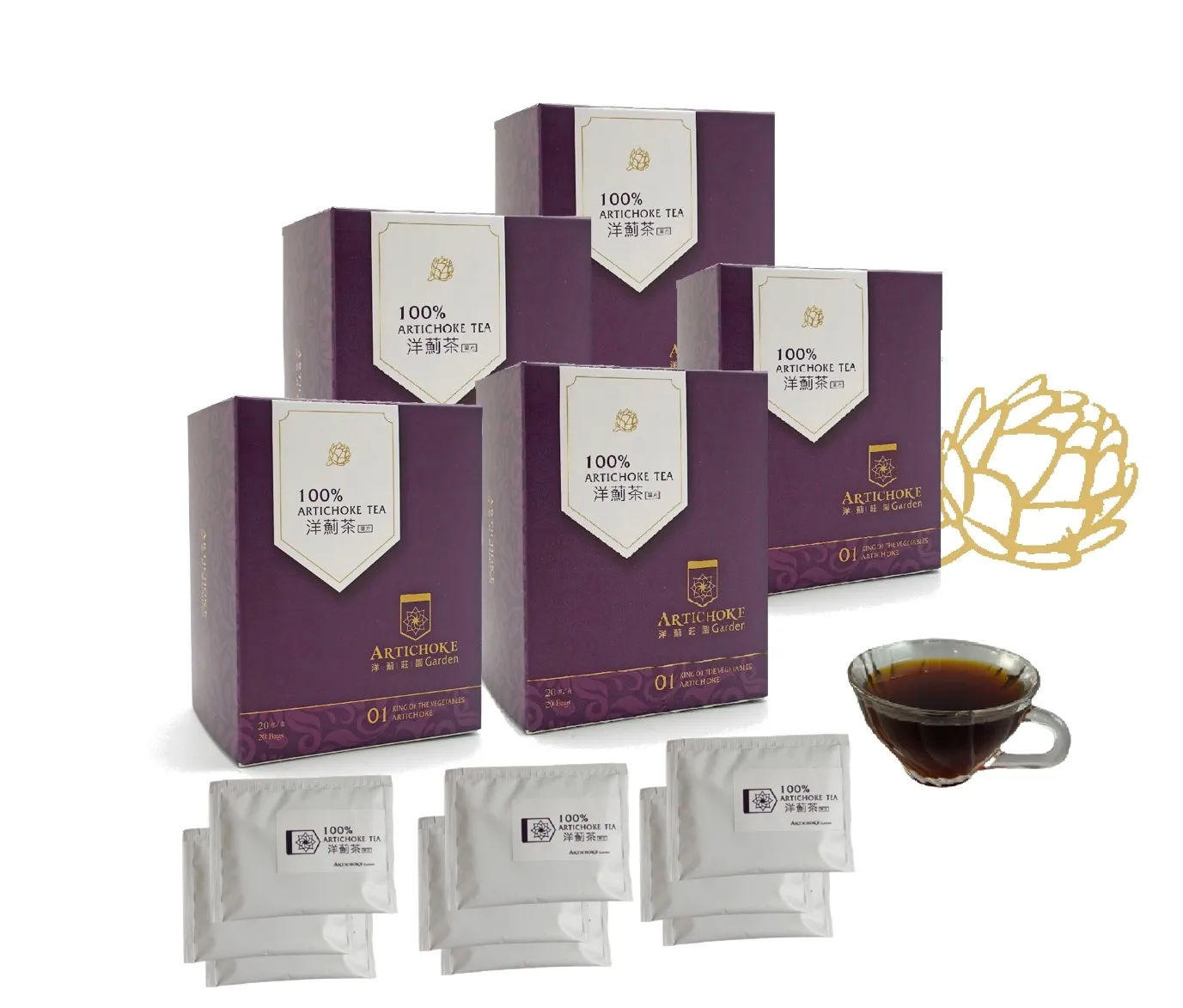 2022 High-Quality Organic Healthy Artichoke Tea Unique And Fresh Taiwan Artichoke Tea Caffeine Free from Taiwan