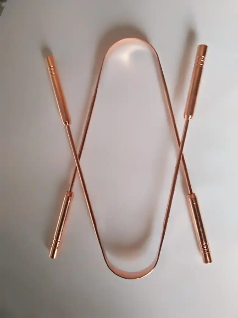 High Quality Copper U Shape Tongue Scraper Cleaner Oral Care Product