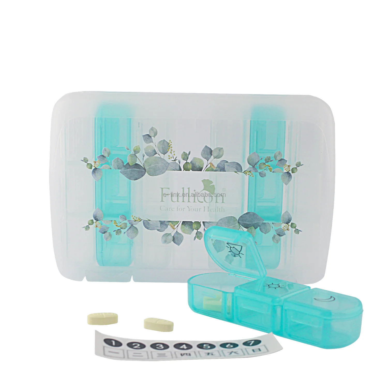 Weekly Pill Box Organizer Case With Case