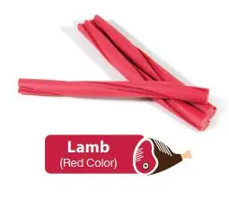 Goodies 125 grams bag plant based  proteins for good health and allergenic dog treat or food lamb flavor single twist