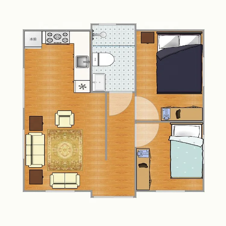 
20ft 40ft foldable modern luxury containers hotel home villa expandable prefab container house 
