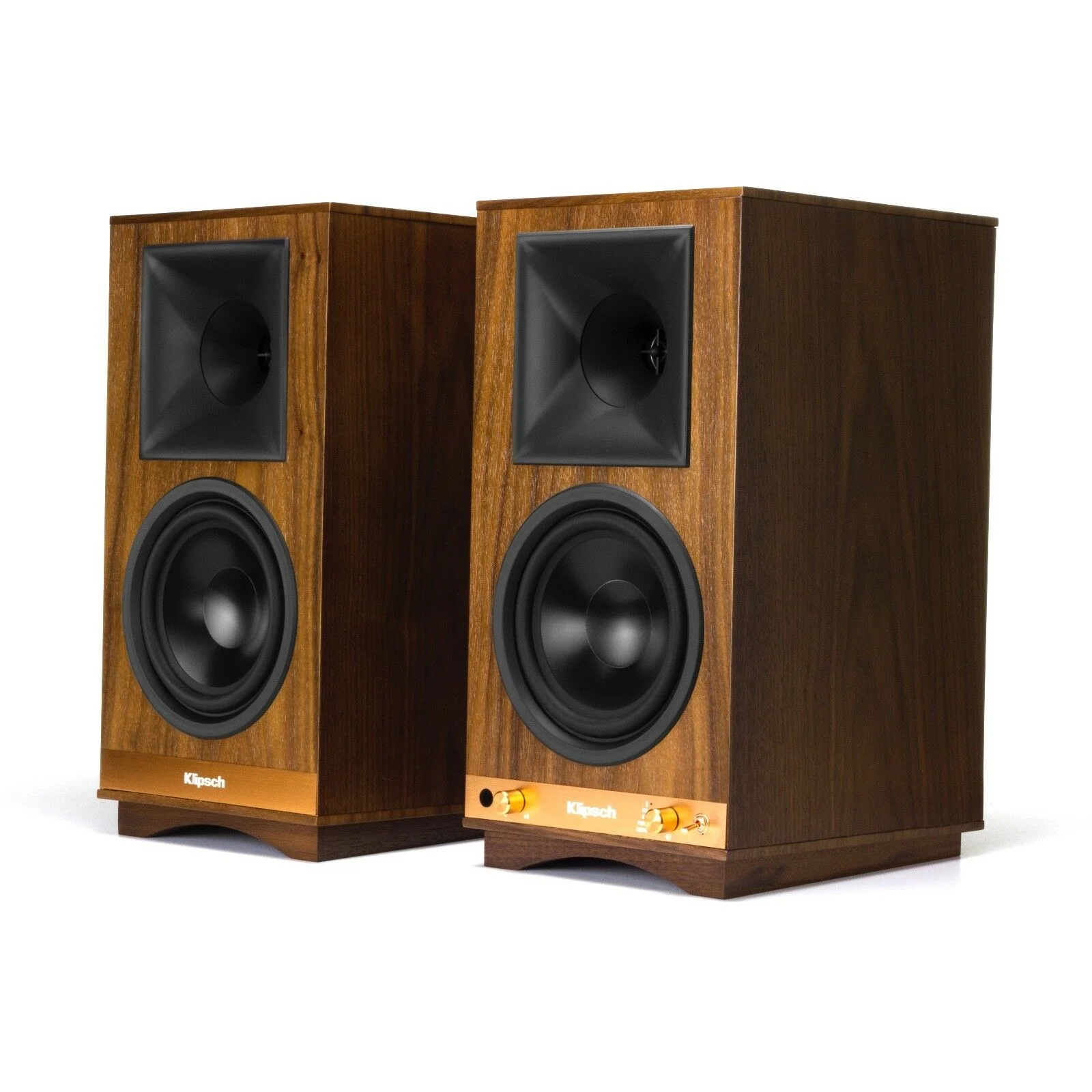 The Sixes WALNUT Powered Bookshelf Speakers (1pr) B Stock