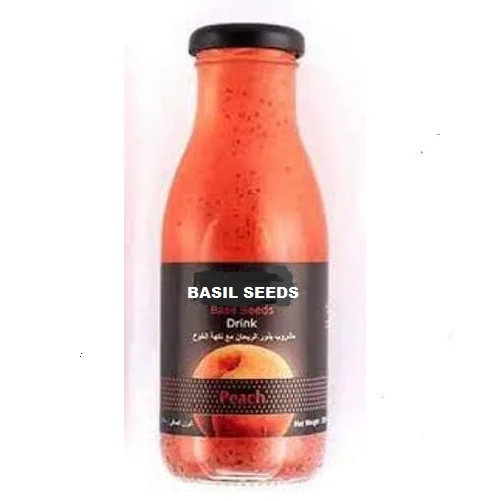 Напиток из семян базилика с фруктовыми вкусами 280 мл стеклянные бутылки низкая цена