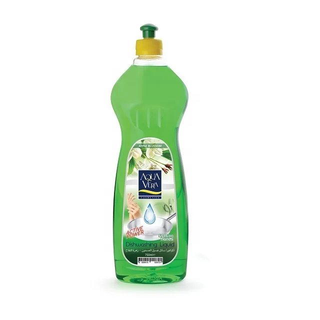 AquaVera - 750ml Dishwashing Liquid / Dishwashing Detergent  / Freshing /  APPLE BLOSSOM