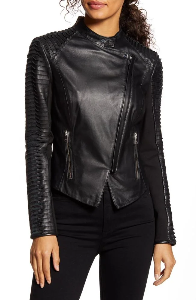 
New Design original Top High Quality Pure 100% Women Leather Jacket 