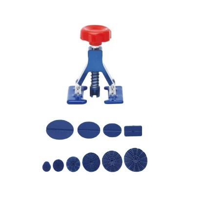 Auto Body Panel Repair Tools, Manual Operation Dent Puller Kit with 10PCS pads