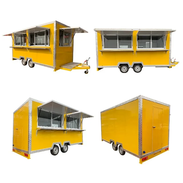 Big Space Mobile Street Food Cart Food Truck For Sale