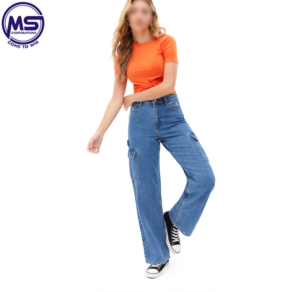 New Stylish For Women Orange Color With Tactical And Latest Style Ladies Crop Top By MS CORPORATION