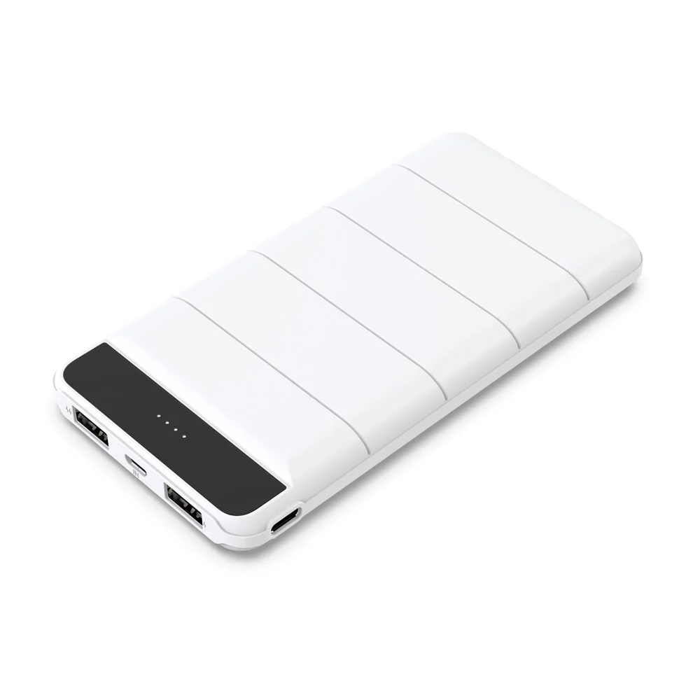 innovative products 2018 10000mAh Li polymer power bank U-L CE ROHS battery power bank consumer electronics for mobile phone