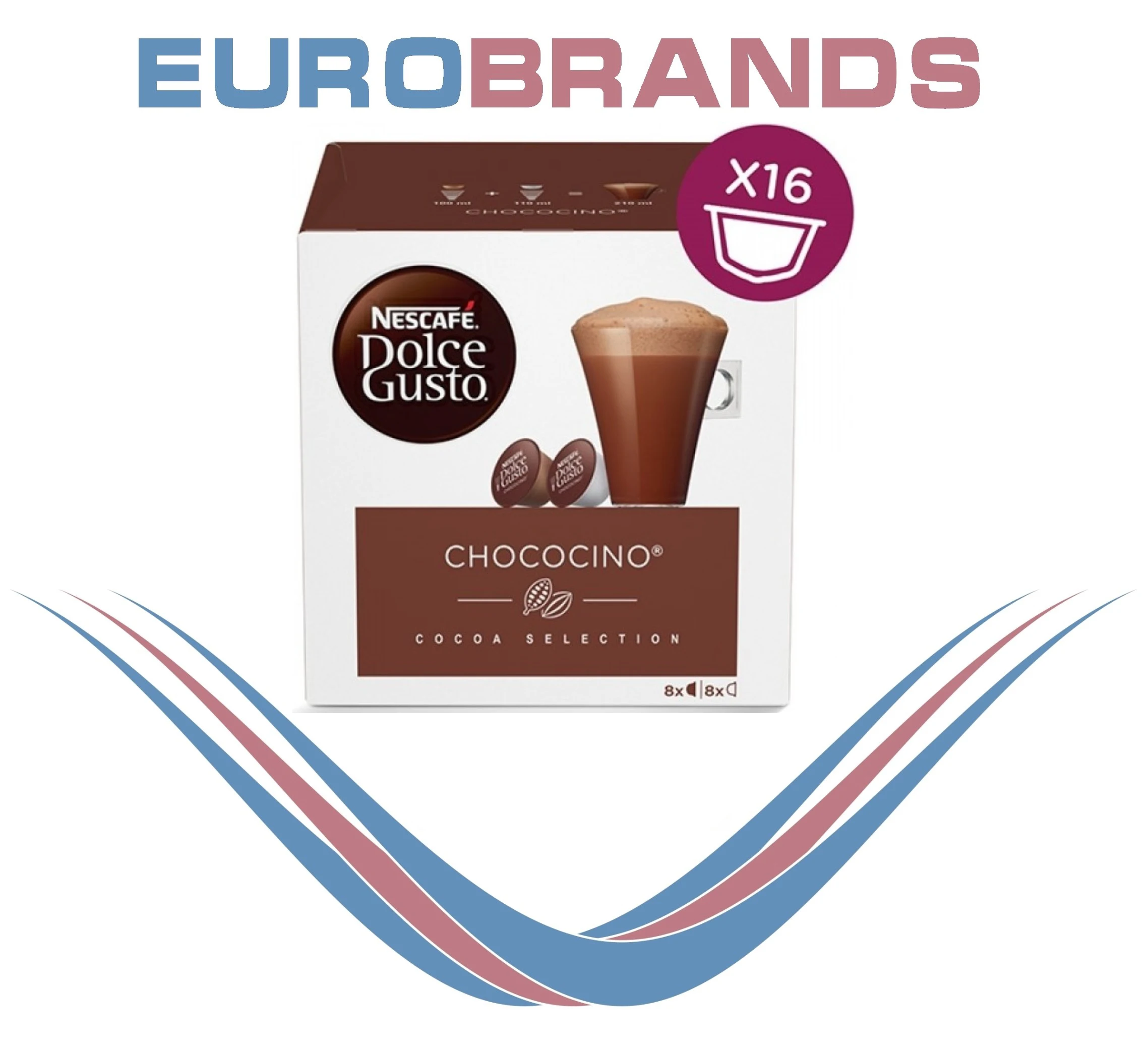 
 Капсулы Nestle Nescafe Dolce Gusto Chococino 8 + 8, 270 г  