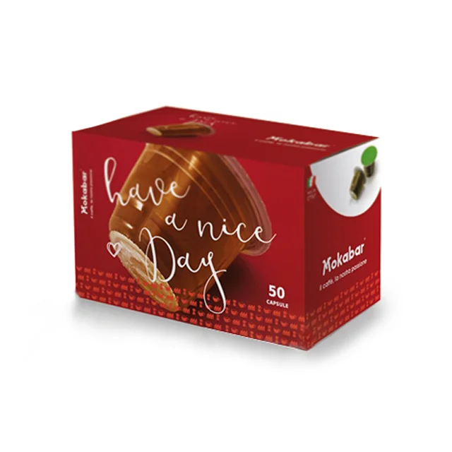 Итальянская Кофеварка Nespresso с 50 капсулами самозащищенная 70% Arabica и 30% Robusta